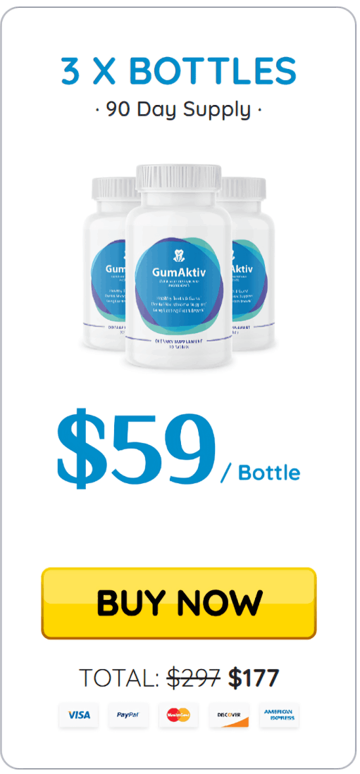 GumAktiv 3 $59/bottle